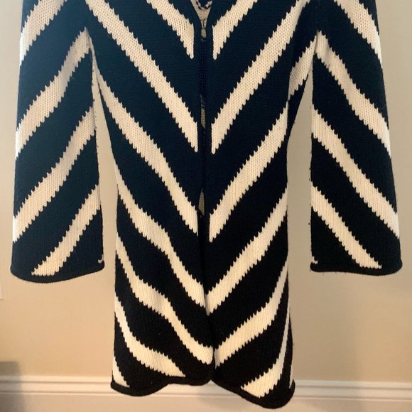 Alice & Olivia Chevron Tie Sweater - Picture 10 of 12